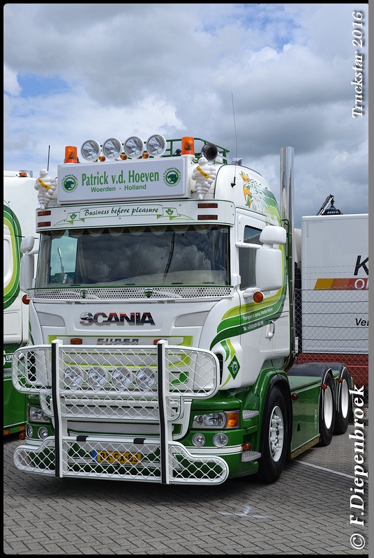 BX-GX-83 Scania R620 P.v.d Hoeven-BorderMaker - Truckstar 2016