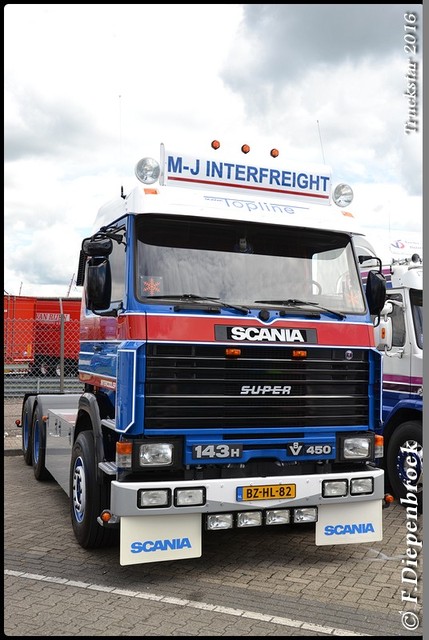 BZ-HL-82 Scania 143 Interfreight2-BorderMaker Truckstar 2016