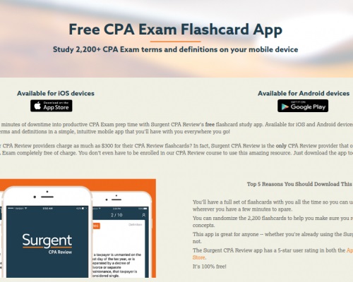 cpa prep Surgent CPA Review