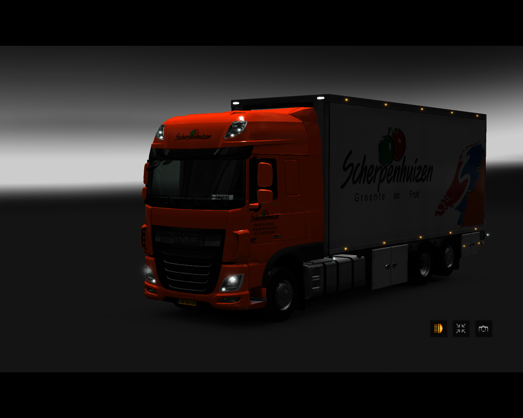 ets2 Daf xf euro6 6x2 BDF Scherpenhuizen fruit Ein - prive skin ets2