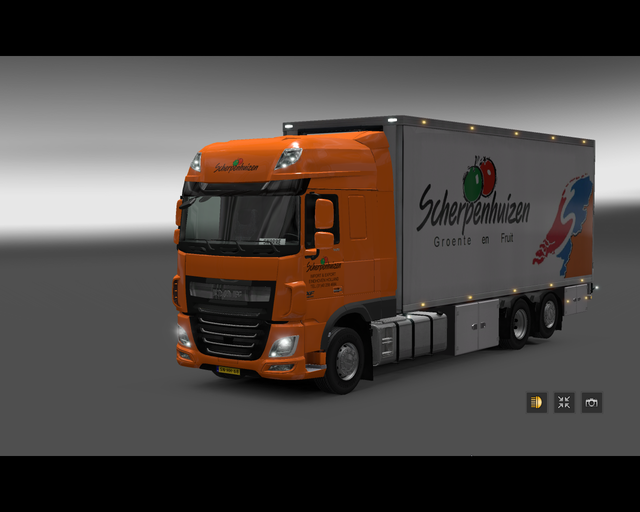 ets2 Daf xf euro6 6x2 BDF Scherpenhuizen fruit Ein prive skin ets2