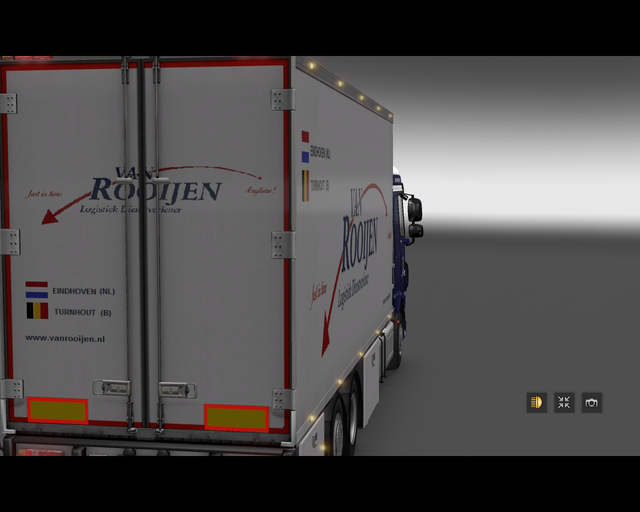 ets2 Daf XF euro6 6x2 BDF van Rooijen Logistiek Ei prive skin ets2