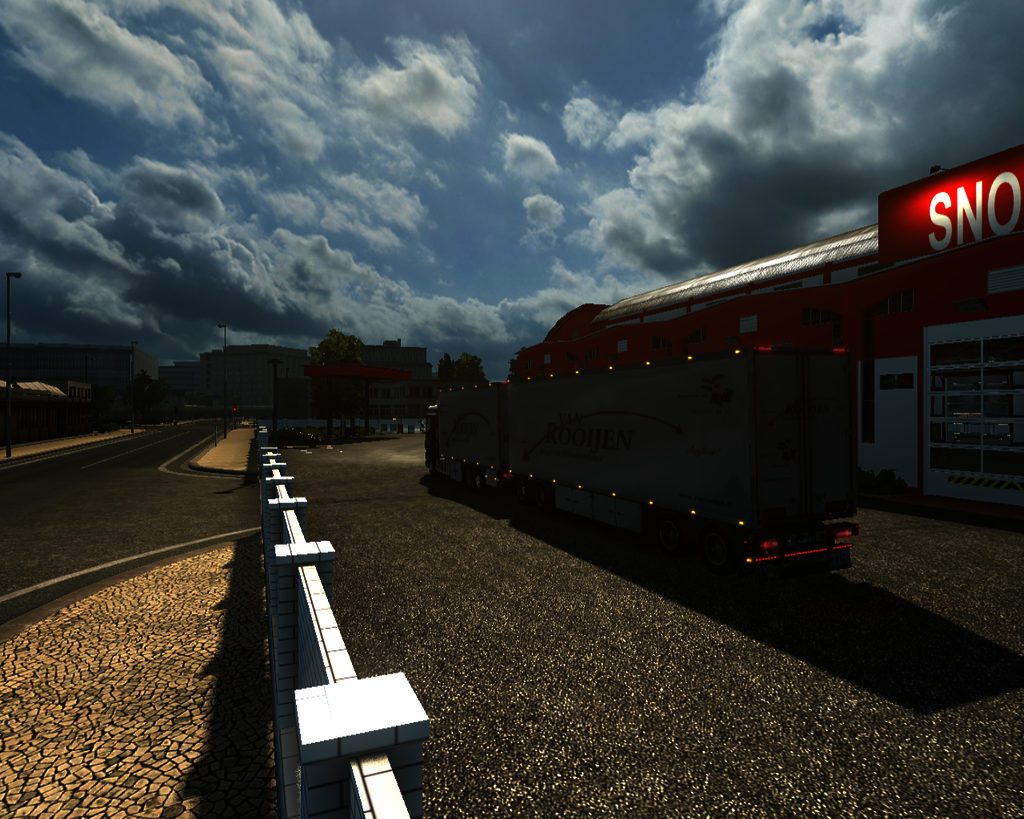 ets2 Daf XF euro6 6x2 BDF + Coolliner tandem van R - prive skin ets2