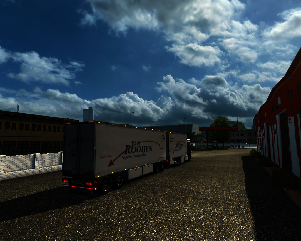 ets2 Daf XF euro6 6x2 BDF + Coolliner tandem van R - prive skin ets2