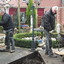 Tuin - Vijver en terras weg... - Gazon en de voorbereidingen 09+10+13+14-02-17