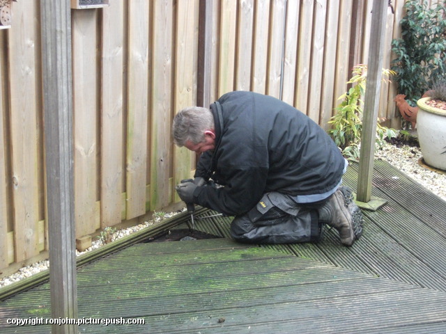 Tuin - Vijver en terras weg 09-02-17 (14) Gazon en de voorbereidingen 09+10+13+14-02-17