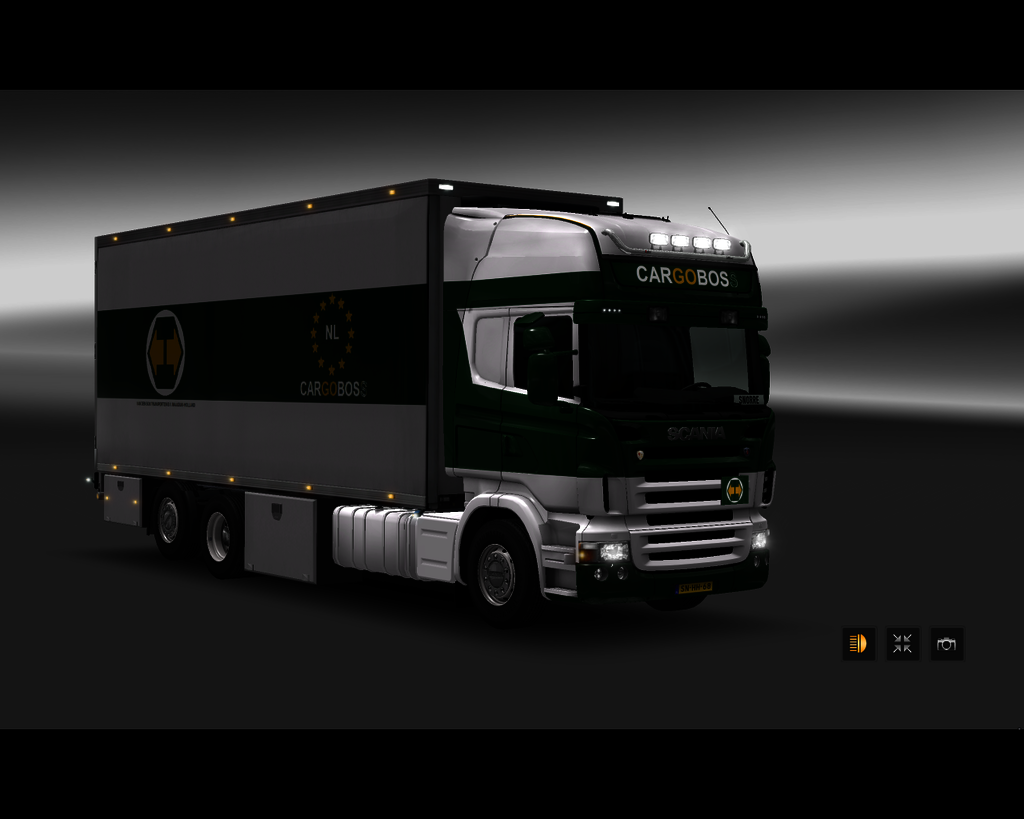  ets2 Scania R Topline 6x2 BDF CargoBoss Maasdijk  - prive skin ets2