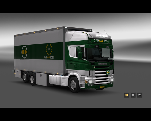  ets2 Scania R Topline 6x2 BDF CargoBoss Maasdijk  prive skin ets2