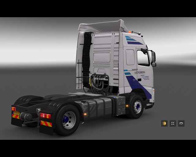 ets2 Volvo Fh 4x2 Vendrig Transport Someren Hollan prive skin ets2