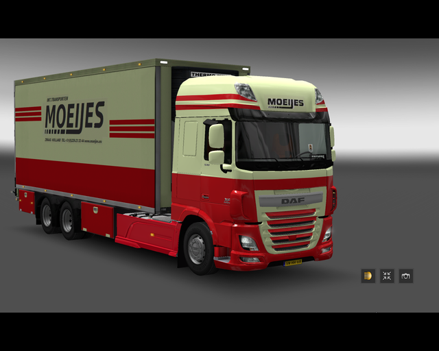 ets2 Daf XF E6 6x4 BDF Int Transport Moeijes Zwaag prive skin ets2