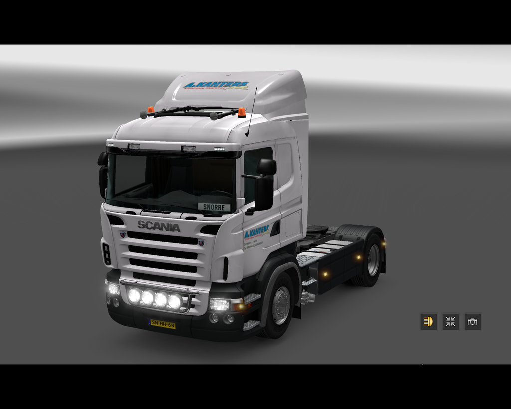 ets Scania R streamline 4x2 A - prive skin ets2