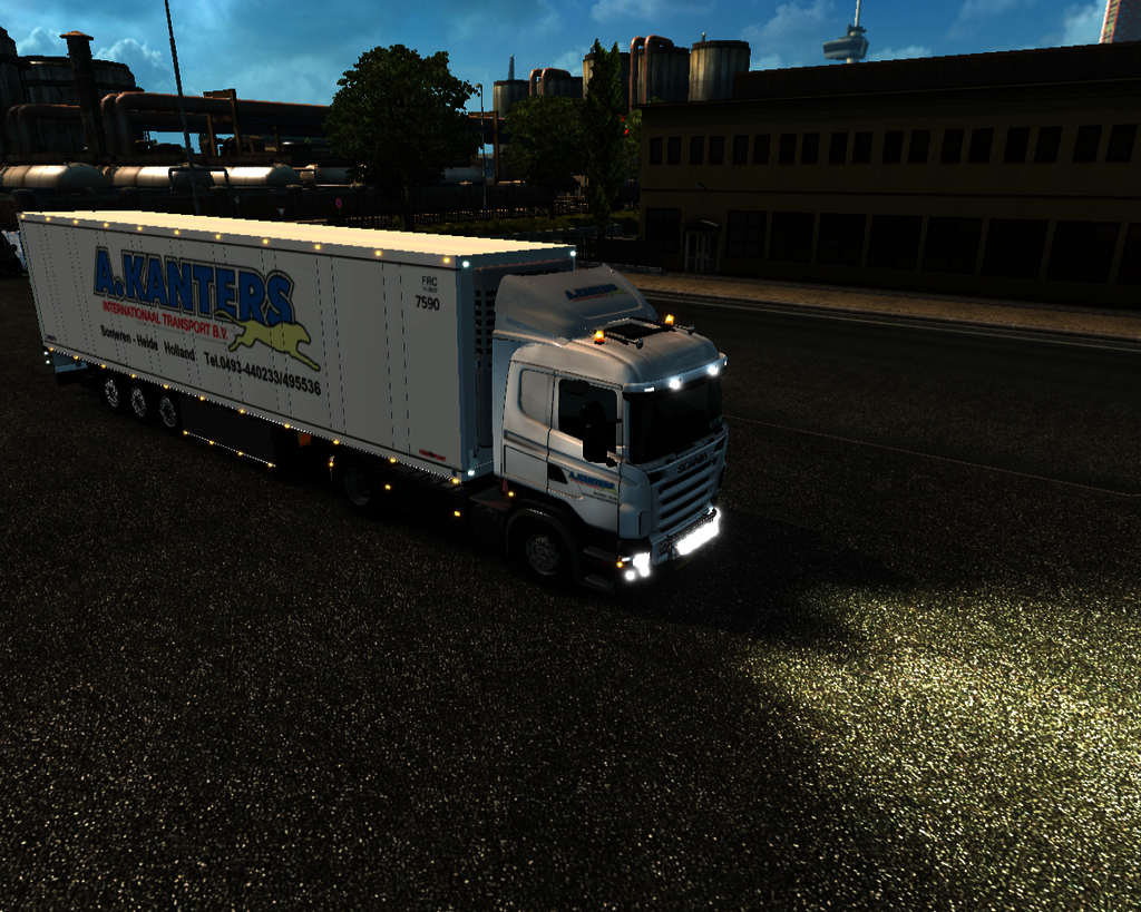 ets Scania R streamline 4x2 Schmitz SKO Ferroplast - prive skin ets2