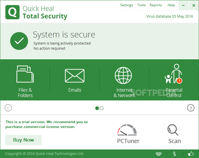 Quick Heal Total Security 2016 Free Download Picture Box