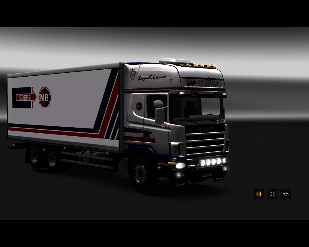 ets2 Scania 164L 6x4 BDF S.Versloot / M - prive skin ets2