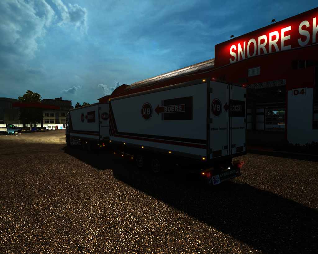 ets2 Scania 164L 6x4 BDF + Tandem S.Versloot / M - prive skin ets2