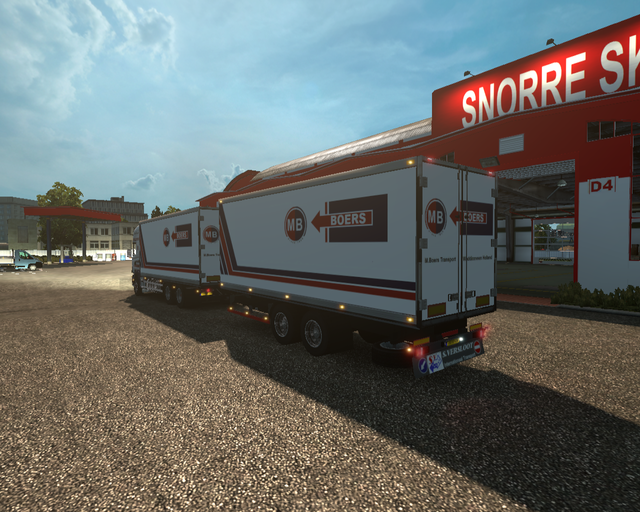 ets2 Scania 164L 6x4 BDF + Tandem S.Versloot / M prive skin ets2