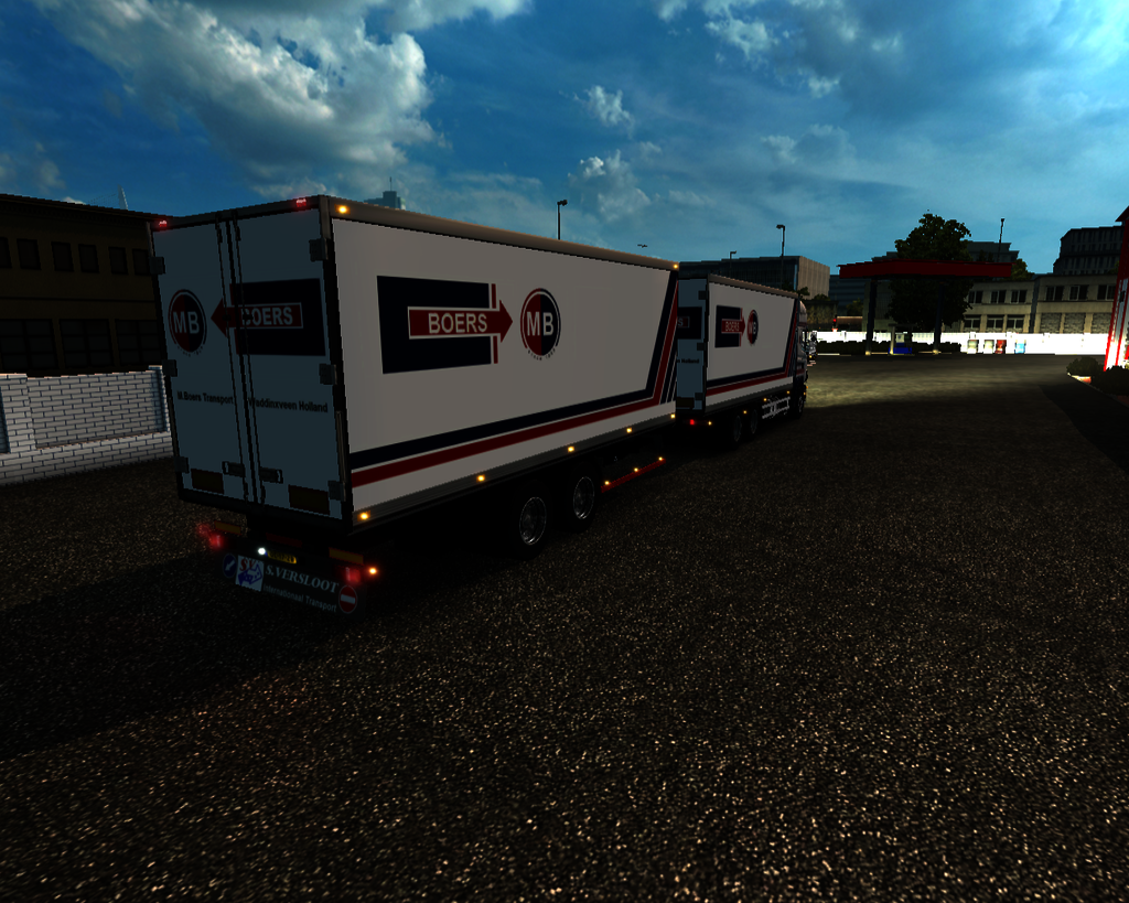 ets2 Scania 164L 6x4 BDF + Tandem S.Versloot / M - prive skin ets2