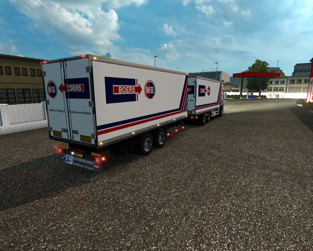 ets2 Scania 164L 6x4 BDF + Tandem S.Versloot / M prive skin ets2