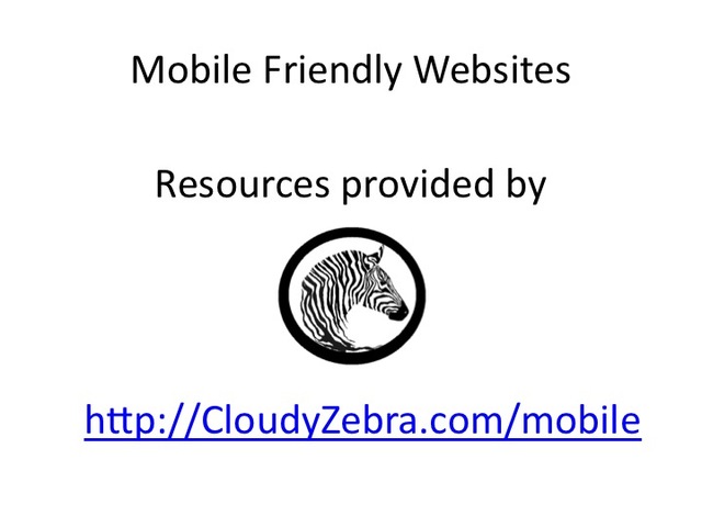 How to Make Your Website Mobile Friendly Slide01 How to Make My Website Mobile Friendly