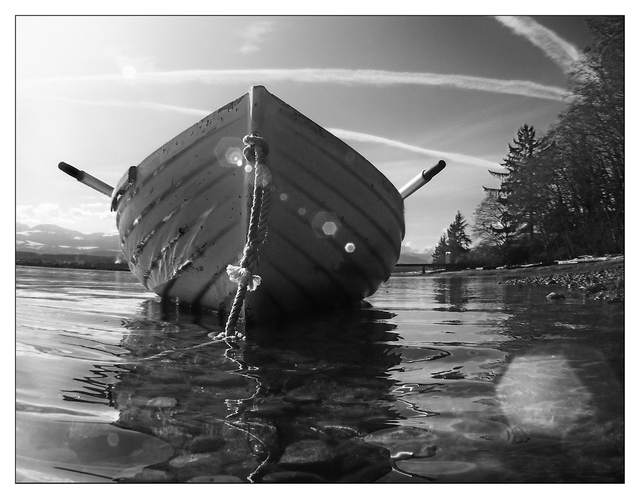 Rowboat Comox 2017 03 Black & White and Sepia