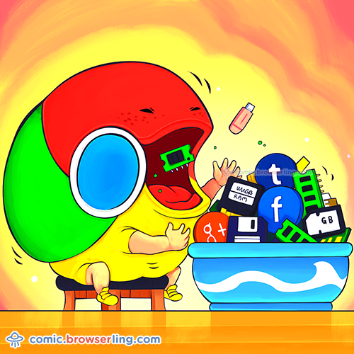 Chrome Browser - Web Joke Tech Jokes