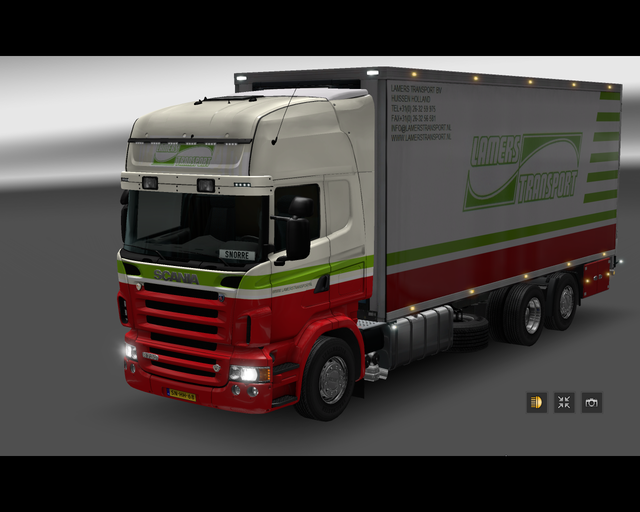 ets Scania R730 6x2 BDF Lamers Transport BV Huisse prive skin ets2