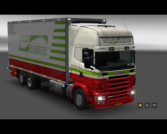 ets Scania R730 6x2 BDF Lamers Transport BV Huisse prive skin ets2