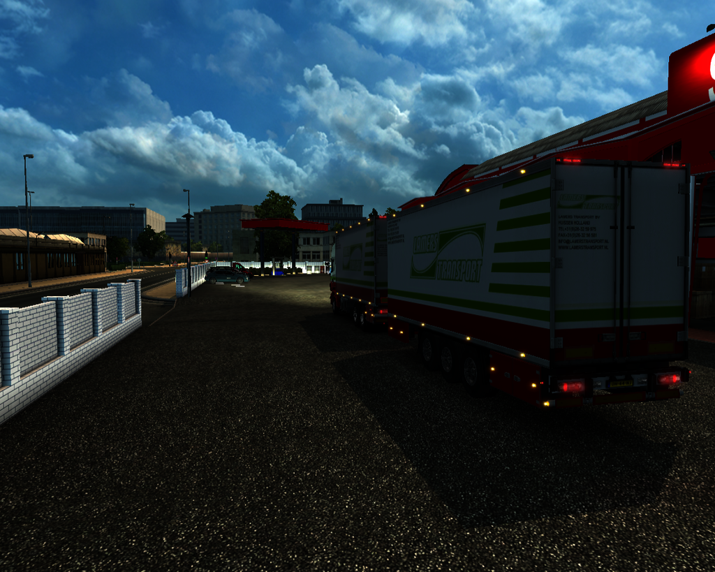 ets Scania R730 6x2 BDF + tandem Lamers Transport  - prive skin ets2