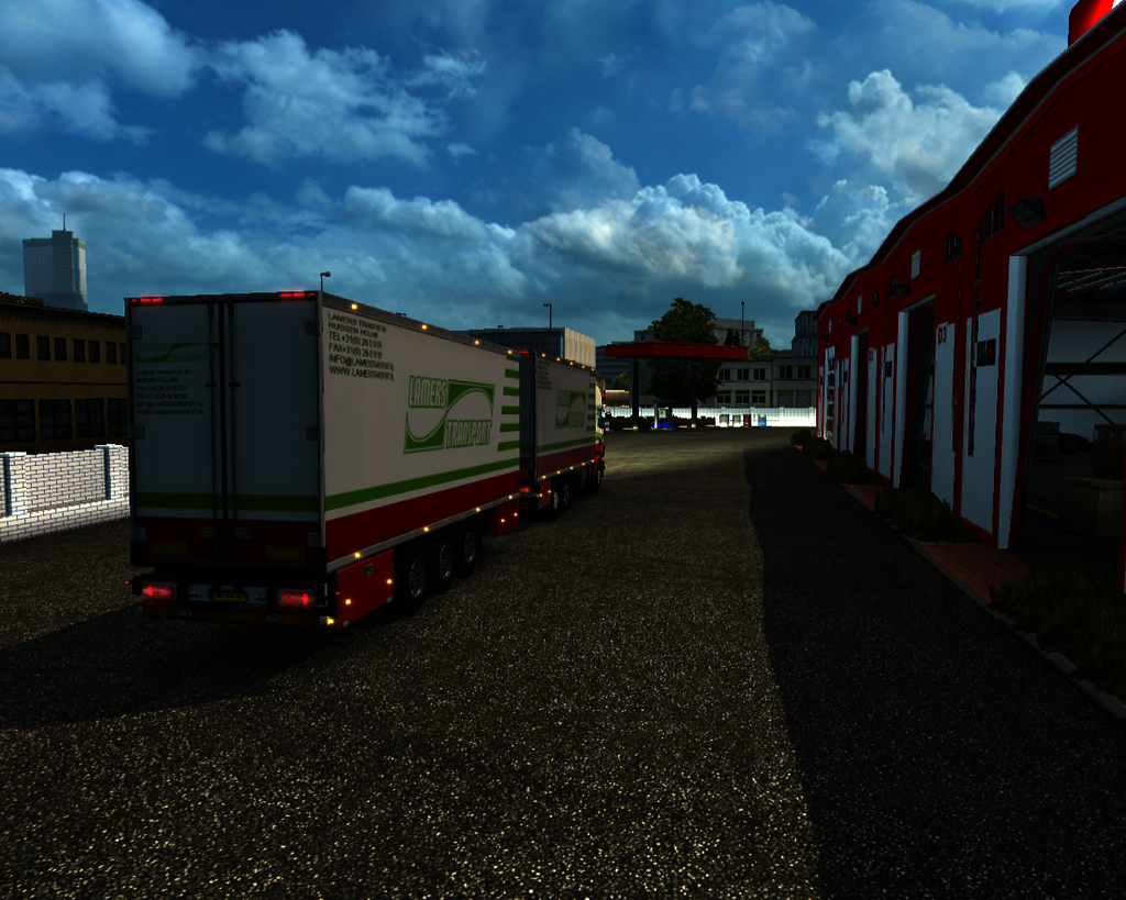 ets Scania R730 6x2 BDF + tandem Lamers Transport  - prive skin ets2