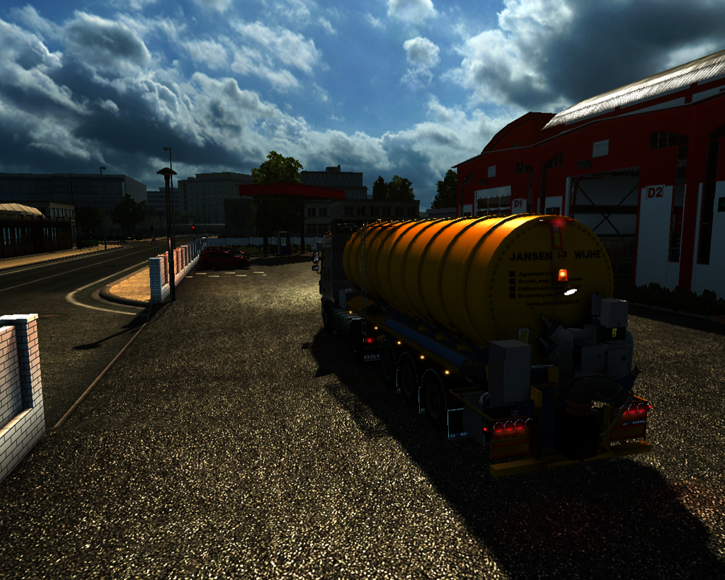 ets2 Daf XF 105 4x2 + Mest trailer Jansen Wijhe Ho - prive skin ets2