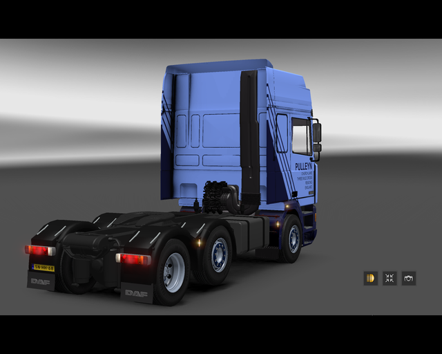 ets2 Daf 95 ATI 6x2 Pulleyn transport Reading Engl prive skin ets2