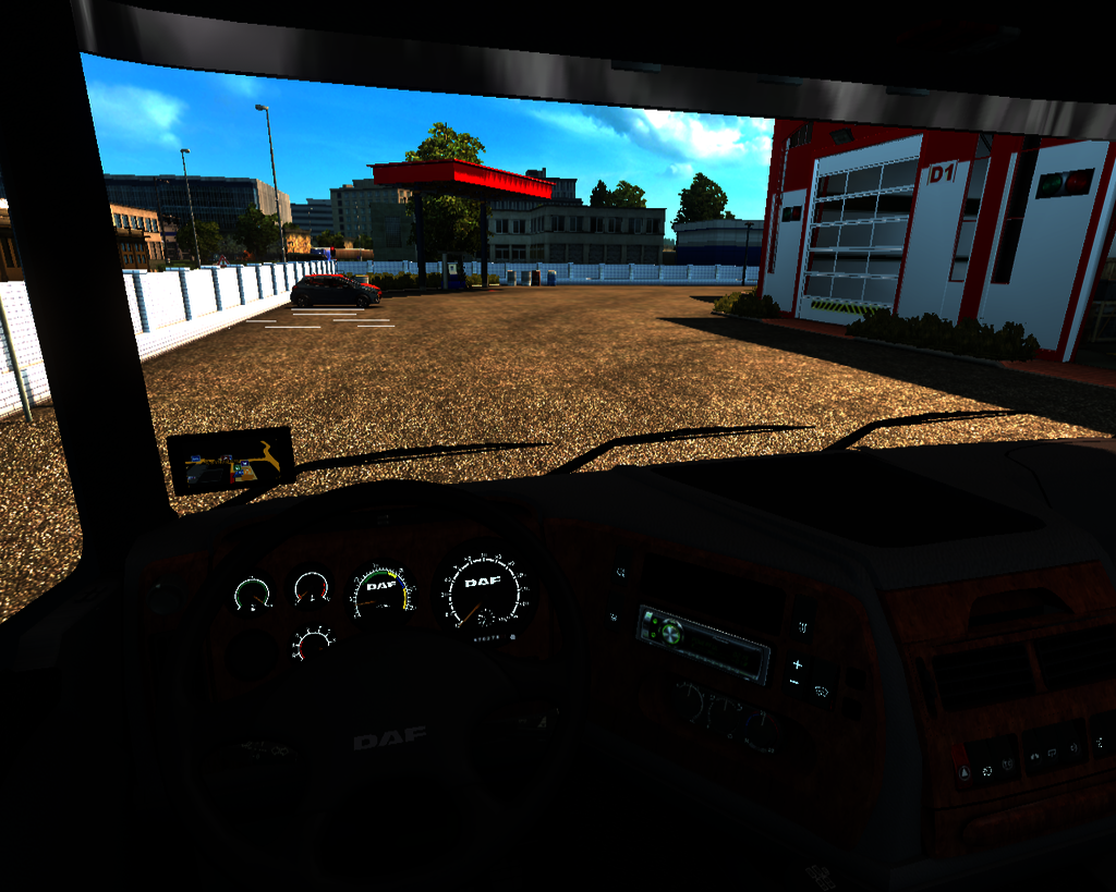 ets2 Daf 95 ATI 6x2 Pulleyn transport Reading Engl - prive skin ets2