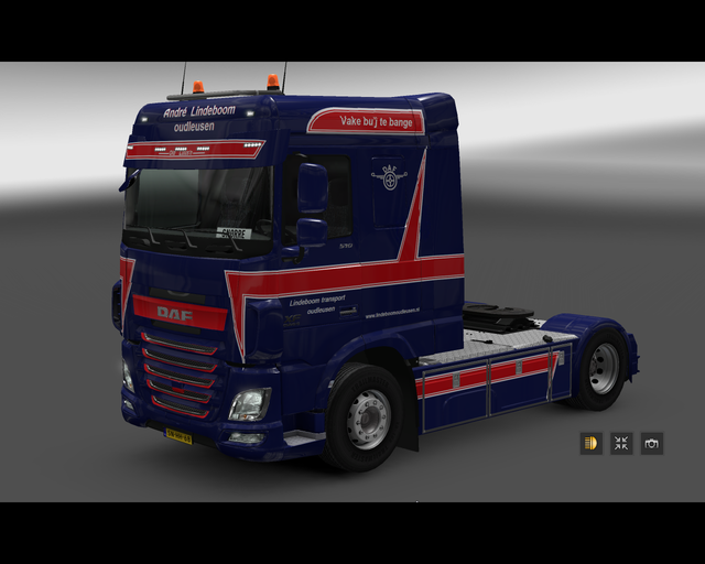 ets2 Daf XF E6 4x2 lowcab AndrÃ© Lindeboom Oudleus prive skin ets2