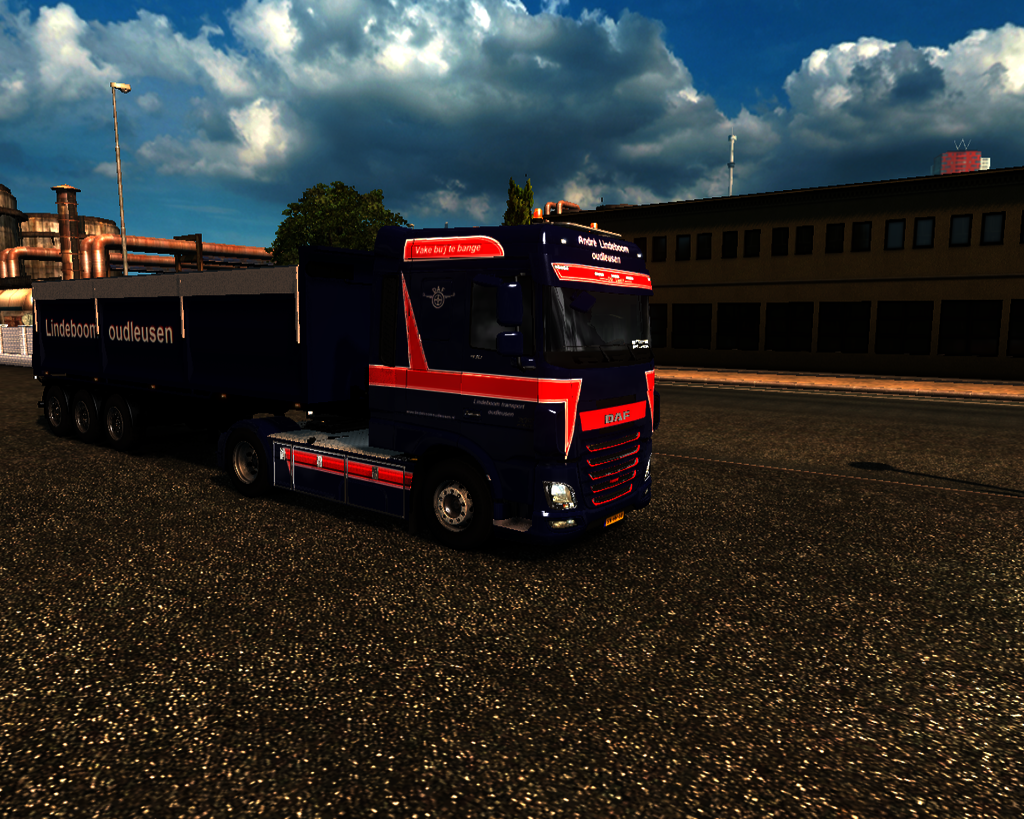 ets2 Daf XF E6 4x2 lowcab + Bulthuis Kipper AndrÃ© - prive skin ets2