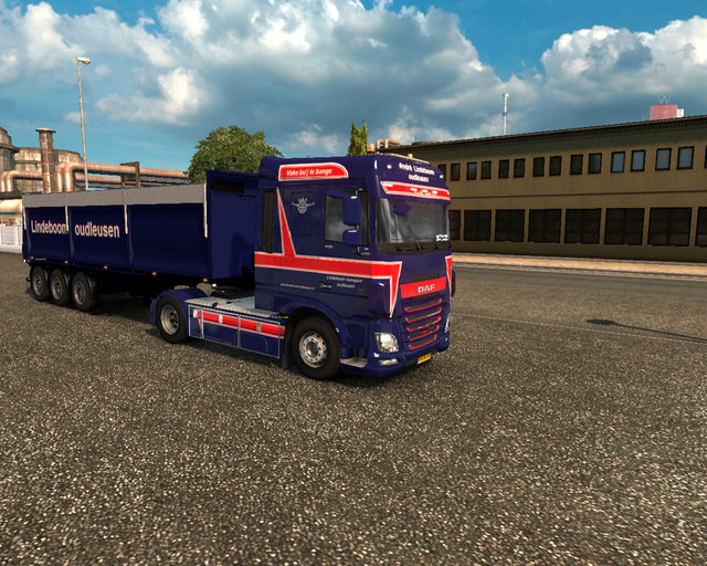 ets2 Daf XF E6 4x2 lowcab + Bulthuis Kipper AndrÃ© prive skin ets2