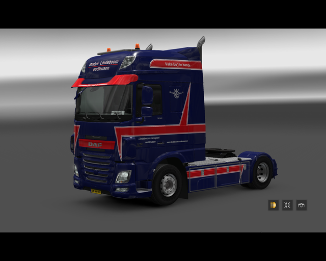 ets2 Daf XF e6 Spacecab 4x2 AndrÃ© Lindeboom Oudle prive skin ets2