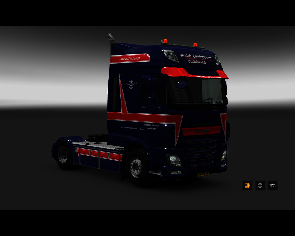 ets2 Daf XF e6 Spacecab 4x2 AndrÃ© Lindeboom Oudle - prive skin ets2
