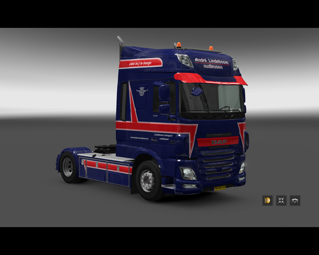 ets2 Daf XF e6 Spacecab 4x2 AndrÃ© Lindeboom Oudle prive skin ets2