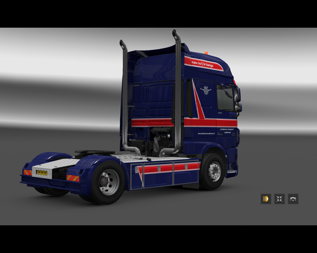 ets2 Daf XF e6 Spacecab 4x2 AndrÃ© Lindeboom Oudle prive skin ets2