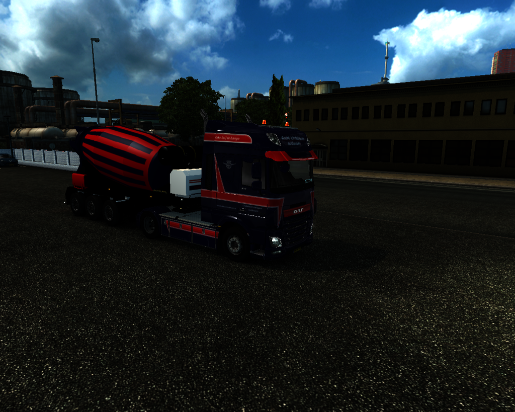 ets2 Daf XF e6 Spacecab 4x2 + beton mixer AndrÃ© L - prive skin ets2