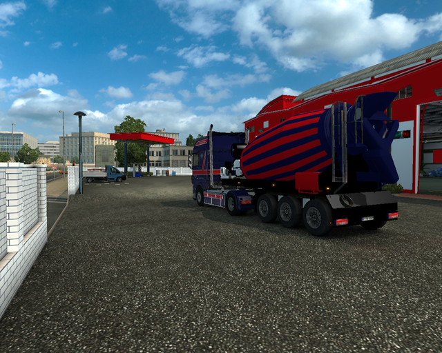 ets2 Daf XF e6 Spacecab 4x2 + beton mixer AndrÃ© L prive skin ets2