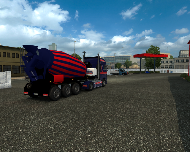 ets2 Daf XF e6 Spacecab 4x2 + beton mixer AndrÃ© L prive skin ets2