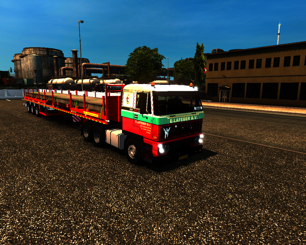ets2 Daf 3600 Ati 6x4 + Longtrailer E - prive skin ets2