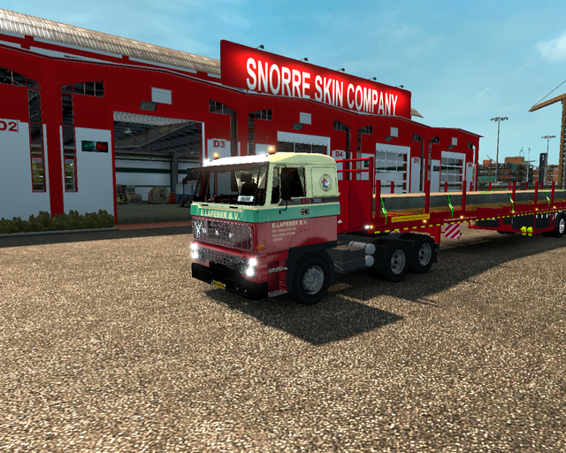 ets2 Daf 3600 Ati 6x4 + Longtrailer E prive skin ets2