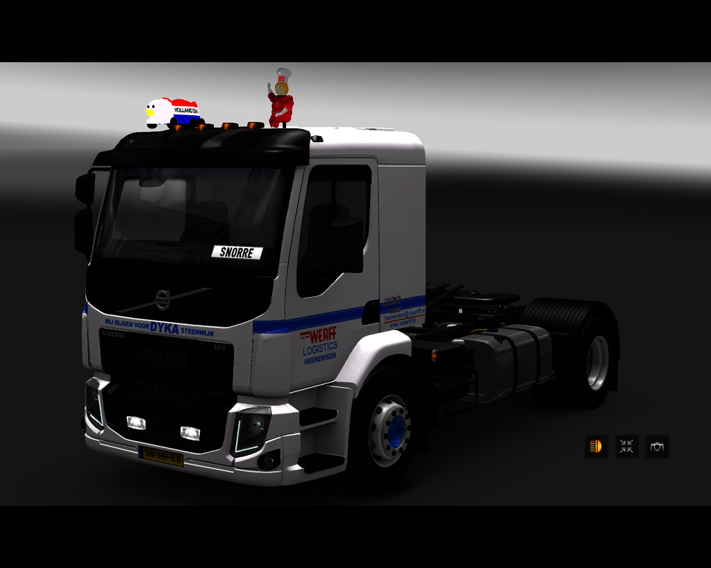 ets2 Volvo VM 330 I shift 4x2 van der Werff Heeren - prive skin ets2