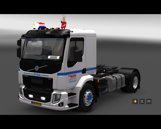 ets2 Volvo VM 330 I shift 4x2 van der Werff Heeren prive skin ets2