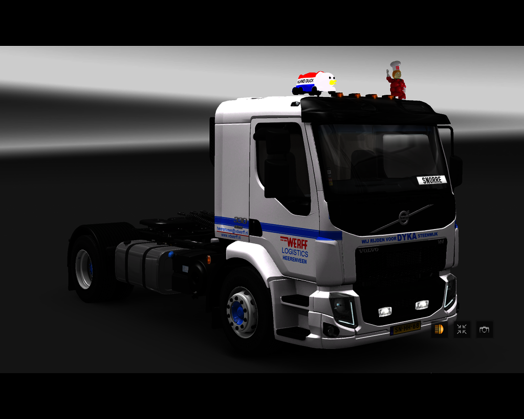 ets2 Volvo VM 330 I shift 4x2 van der Werff Heeren - prive skin ets2