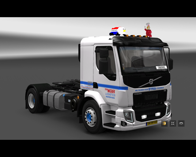 ets2 Volvo VM 330 I shift 4x2 van der Werff Heeren prive skin ets2