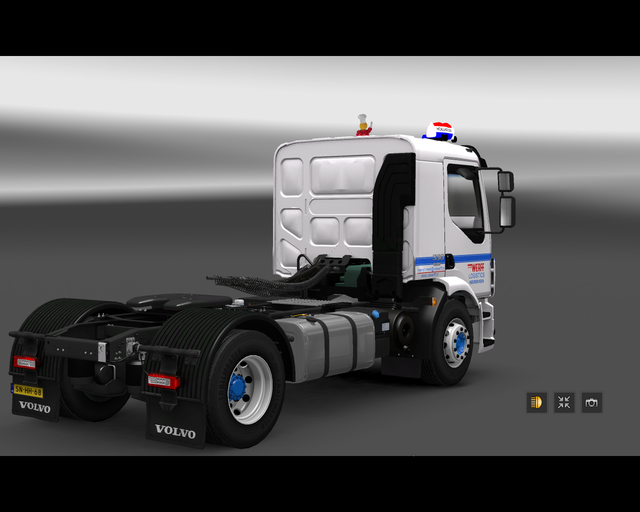 ets2 Volvo VM 330 I shift 4x2 van der Werff Heeren prive skin ets2