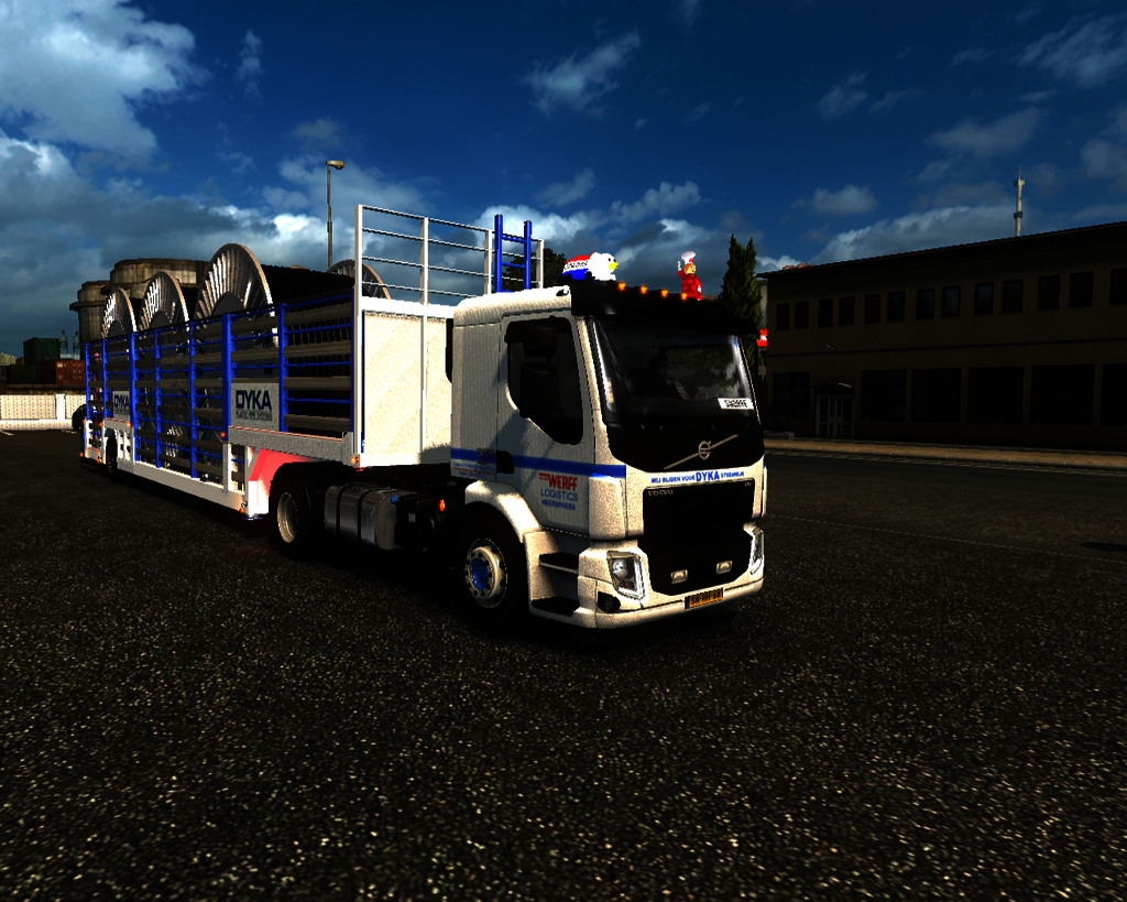ets2 Volvo VM 330 I shift 4x2 + 1 asser haspeltrai - prive skin ets2